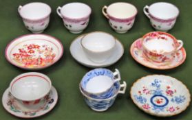 Quantity of various ceramics including cups, Oriental tea bowls etc