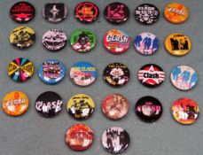 Parcel of various The Clash badges