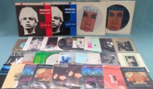 Parcel of Approximately 21. various vinyls and 12 inch singles including Gary Numan etc