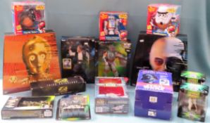 Mixed lot of boxed and carded Star Wars collectibles including Masterpiece Edition Anakin Skywalker,