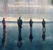 Echo and the bunnymen Heaven Up Here album advertisement poster. App. 50 x 62.5cm