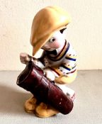 MABEL LUCIE ATTWELL PORCELAIN FIGURE OF A GOLFING BOY, CIRCA 1920s, APPROX 12cm HIGH