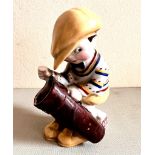 MABEL LUCIE ATTWELL PORCELAIN FIGURE OF A GOLFING BOY, CIRCA 1920s, APPROX 12cm HIGH