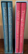 FOLIO SOCIETY FOUR VOLUMES BY LEWIS CARROLL INCLUDING 'ALICES' ADVENTURES IN WONDERLAND'