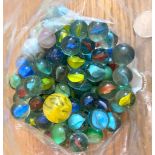 BAG OF OLD MARBLES