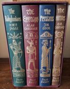 SET OF FOUR FOLIO SOCIETY VOLUMES, 'EMPIRE OF THE ANCIENT NEAR EAST', IN SLIP CASE