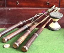 EDWARDIAN DIABLO STICKS AND TOP FOR TWO PLAYERS