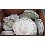 Quantity of Royal Doulton Thistledown dinnerware. Approx. 50+ pieces