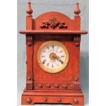 Early 20th century Oak cased clock by Fattorini and Sons, Bradford. App. 45cm H