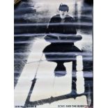 Echo and the Bunnymen poster depicting Ian McCulloch. App. 61 x 44cm