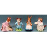 Four various Beswick Beatrix Potter ceramic figures