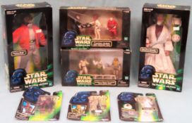 Parcel of various Boxed and Carded Star Wars Power of the Force figures etc