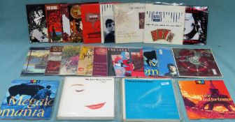 Quantity of various singles including The Icicle Works, The La's etc
