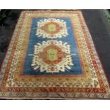 Large Middle Eastern/Oriental style floor rug. App. 300 x 222cm
