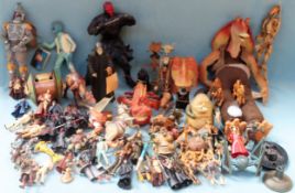 Large quantity of various unboxed Star Wars figures and accesories