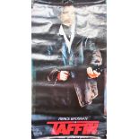 Taffin movie poster starring Pierce Brosnan. App. 84 x 56cm