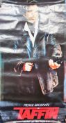 Taffin movie poster starring Pierce Brosnan. App. 84 x 56cm