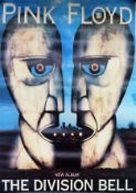 Reproduction Pink Floyd The Division Bell album advertisement poster. App. 86 x 61cm