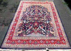 Large Oriental style floor rug. App. 278x 205cm