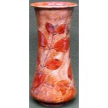 Royal Doulton Autumn Leaves stoneware vase. App. 23cm H
