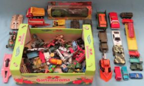 Large quantity of mostly unboxed diecast vehicles including Dinky etc, some sci-fi