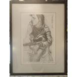 Klaus Voormann Elvis McCartney Artist Edition signed print framed and glazed.