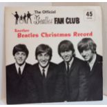 The Beatles 1964 Fan Club Christmas flexi record with 1964 flexi no sleeve