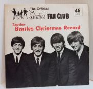 The Beatles 1964 Fan Club Christmas flexi record with 1964 flexi no sleeve