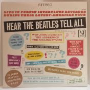 A collection of records including Hear The Beatles Tell All, The Early Years The Beatles featuring