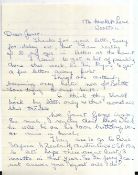 Letter from Louise Harrison in which she writes “Things are certainly becoming very hectic now for