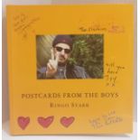 Ringo Starr Postcards From The Boys paperback book signed on inside “Ringo”