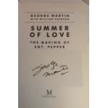 Summer Of Love The Making of Sgt. Pepper by George Martin with book plate signature inside.