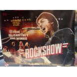 Paul McCartney and Wings Rockshow film poster.