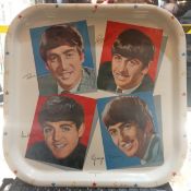 The Beatles original Worcester Ware tray with Made In Great Britain credit UK 1964