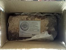 Original Royal Life Insurance Cavern Club brick with plaque, complete with original box which has