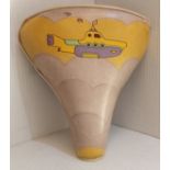 Yellow Submarine bicycle seat made by Persons for Huffy USA 1968