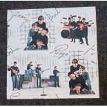 The Beatles approx 1 metre square section of Wall Paper.