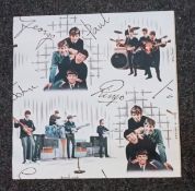 The Beatles approx 1 metre square section of Wall Paper.