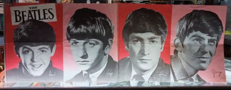 The Beatles Dell folded poster Measures 52.5cm x 18.75cm USA 1964