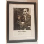 Ringo Starr signed and framed promotional photograph.