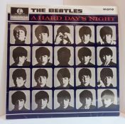 The Beatles A Hard Day’s Night PMC 1230 Mono Black & Yellow Parlophone Label, with “The Parlophone