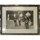 The Beatles Chiswick Park 1966 black and white giclee print by Robert Whittaker signed by
