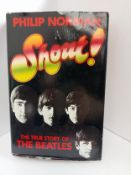 Shout The True Story Of The Beatles and John Lennon The Life both by Philip Norman signed on