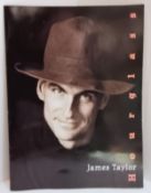 James Taylor Hourglass tour programme & James Taylor JT Album both signed.