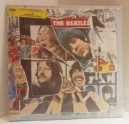 Three sealed UK original issue albums The Beatles Anthology 3, The Beatles 1, The Beatles Love.