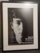 Astrid Kirchherr Mathew Street Gallery Exhibition poster limited edition poster signed by Astrid