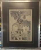 The Beatles Revolver limited edition 64/555 album cover and advert signed print by Klaus Voormann