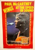 Paul McCartney Wings At The Speed Of Sound Pathé Marconi EMI French 3D Promotional Display