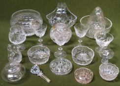 Mixed lot of glass ware Inc. Tudor, Edinburgh, etc