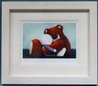 Doug Hyde - Framed and pencil signed polychrome Giclée print on paper - In Your Arms